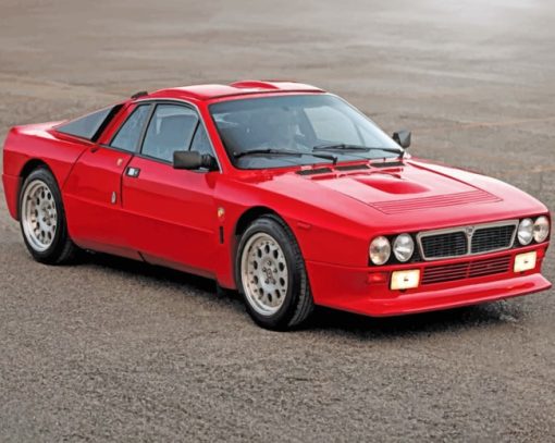 Lancia Rally 037 paint by numbers