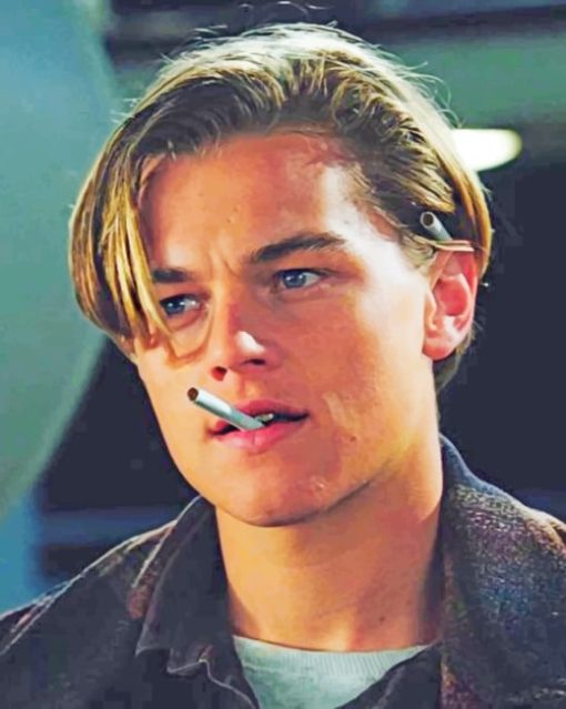 Leonardo DiCaprio Smoking paint by numbers