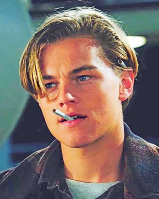 Leonardo DiCaprio Smoking paint by numbers