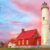 Light House In Michigan paint by numbers