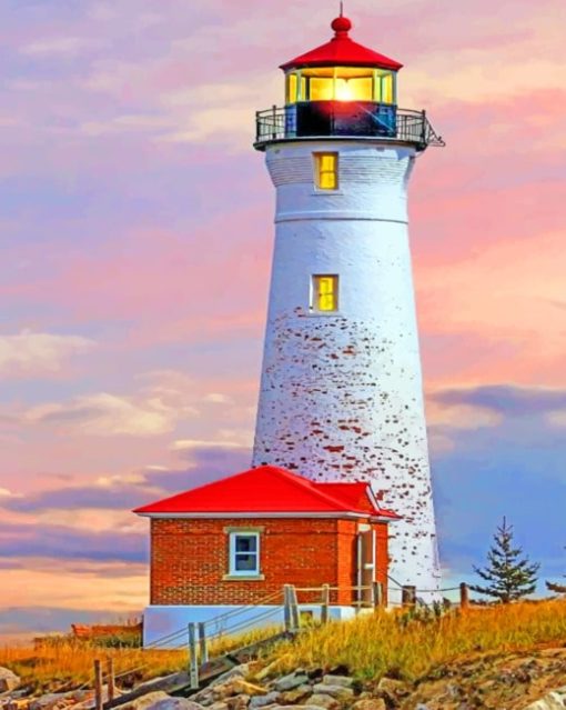 Light House paint by numbers