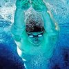 Swimmer Man paint by numbers