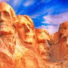 Mount Rushmore National Memorial paint by numbers