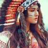 Native American Girl paint By Numbers