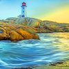 Peggys Cove Canada paint by numbers