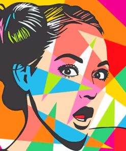 Girl In Pop Art paint by numbers