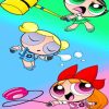Powerpuff Girls paint By Numbers