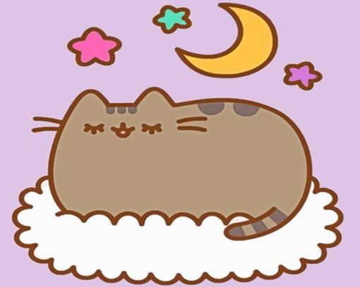 Pusheen The Cat paint by numbers