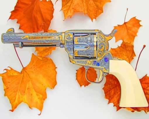 Revolver Colt Saa 175 Gun paint by numbers