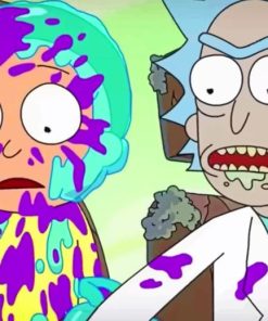 Rick And Morty paint By numbers