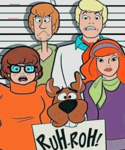 Scooby Doo Characters paint by numbers
