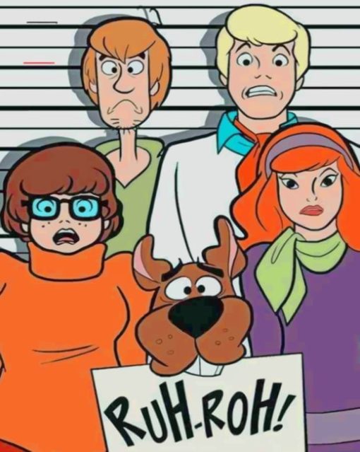 Scooby Doo Characters paint by numbers