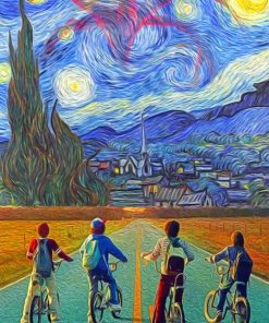 Starry Night paint By Numbers