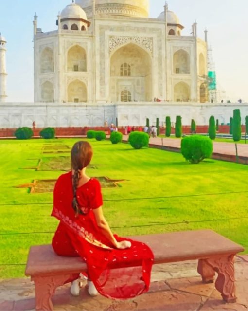 Taj Mahal paint By numbers
