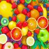 Tropical Fresh Fruits paint by numbers