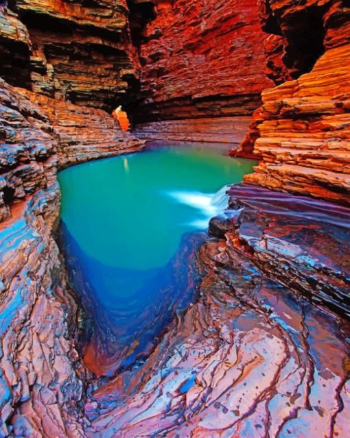 Western Australia Canyon paint By Numbers