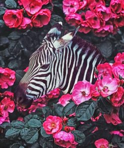 Aesthetic Zebra paint By Numbers