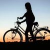 Bicycle Rider Silhouette paint by numbers