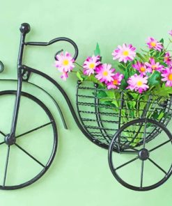 Bike Flowers paint by numbers
