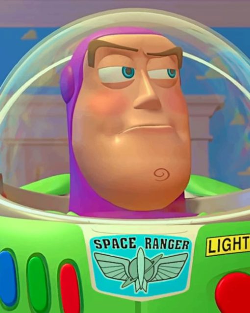 Buzz Lightyear paint By numbers