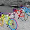 Colored Bicycles paint by numbers