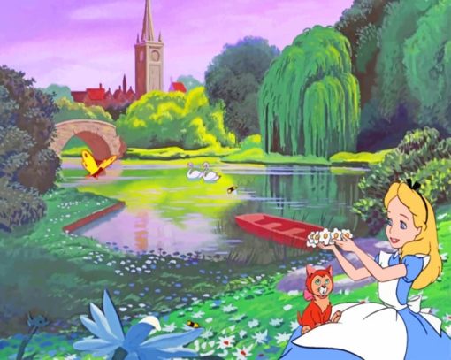 Disney Alice In Wonderland paint by numbers