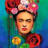 Floral Frida Kahlo paint By Numbers
