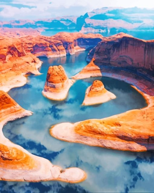 Glen Canyon paint by Numbers paint By Numbers