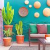 Green Big Cactus paint by numbers