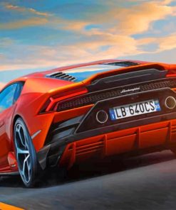 Lamborghini Huracan Evo paint By Numbers