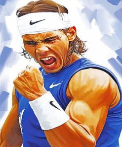 Rafael Nadal Art paint by numbers