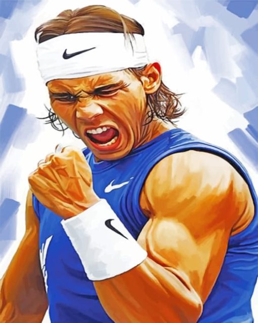 Rafael Nadal Art paint by numbers