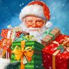 Santa Claus With Gifts paint by numbers