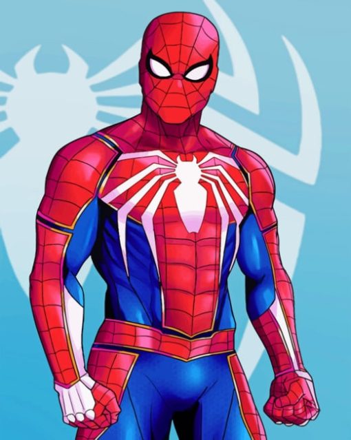 Spider Man Hero paint By Numbers