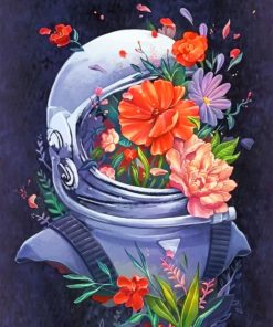 Aesthetic Astronaut paint By Numbers