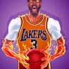 Anthony Davis Lakers Art paint by numbers