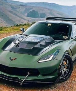 Corvette Z paint by numbers