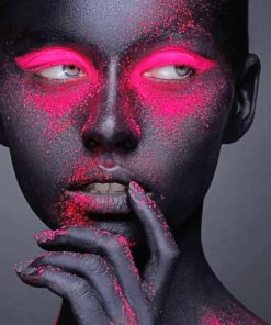 Creative Make Up Looks On Black Skin paint By Numbers