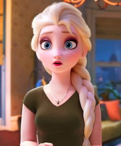 Elsa paint By Numbers