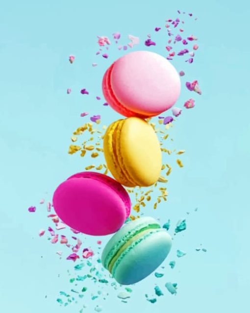 Flying Macaroons paint By Numbers
