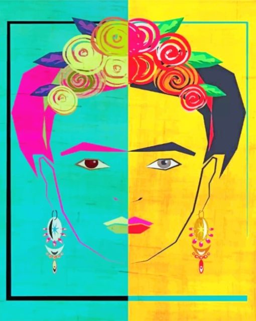 Frida Kahlo paint by Numbers