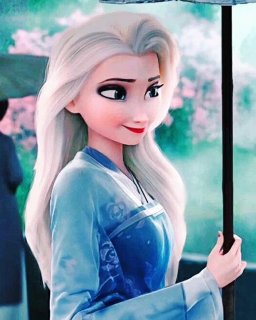 Frozen Elsa paint By Numbers