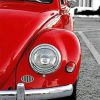 Fusca Vermelho paint By Numbers