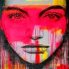 Girl Pop Art paint by Numbers