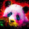 Illustration Panda paint By Numbers