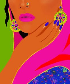 Indian Pop Art paint By Numbers