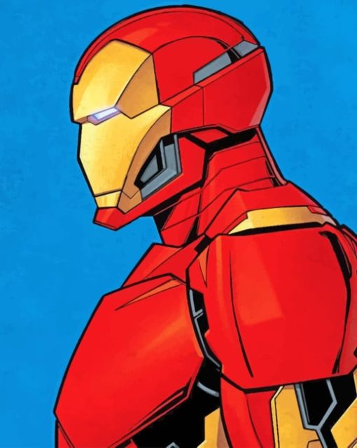 Iron Man Paint By Numbers