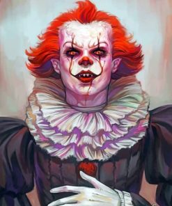It Clown paint by numbers
