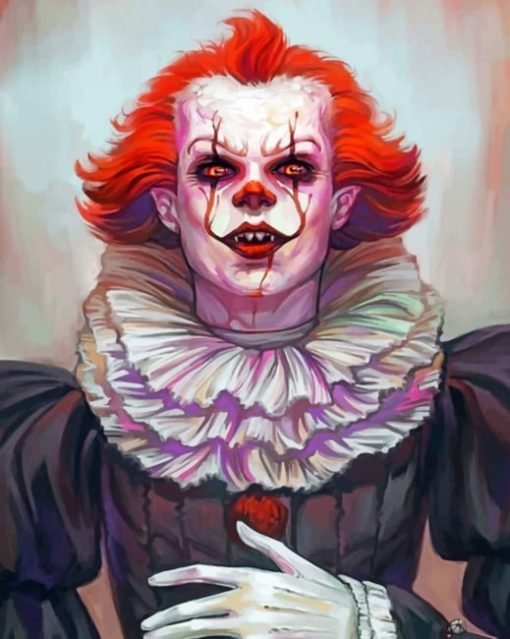 It Clown paint by numbers