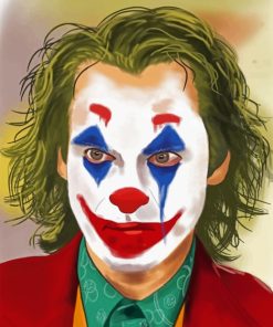 Joaquin Phoenix Joker paint by numbers